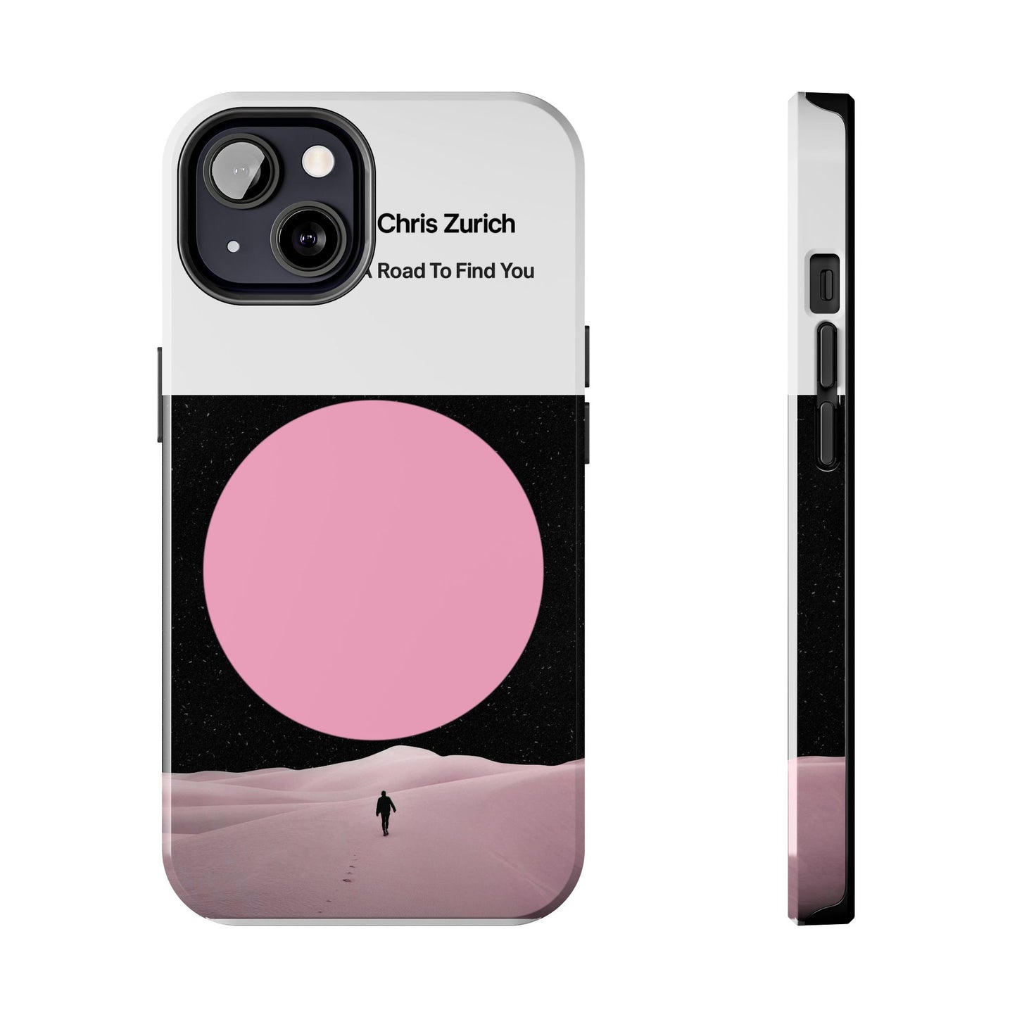 A Road To Find You Phone Case | Pink Moon Minimal Album Art