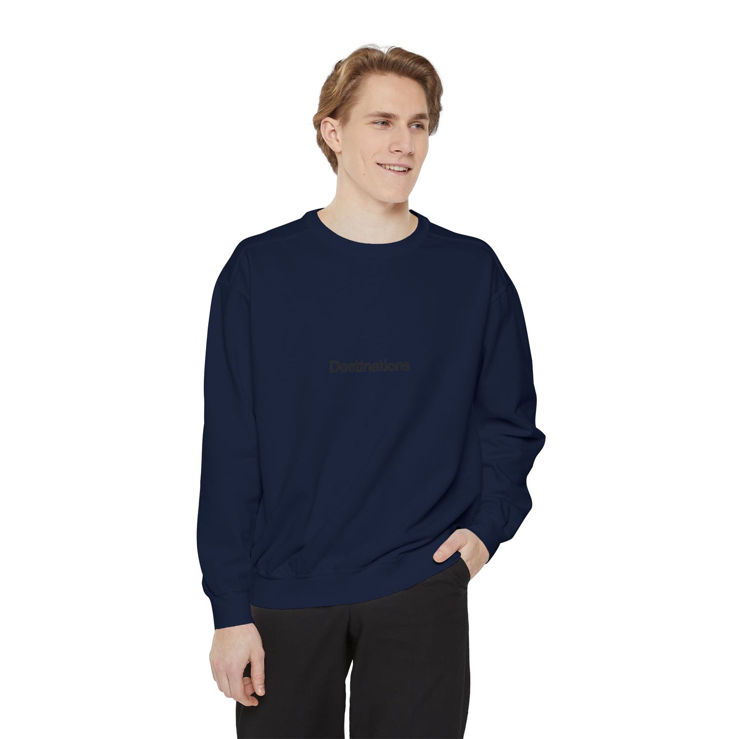 Destinations - Unisex Garment-Dyed Sweatshirt