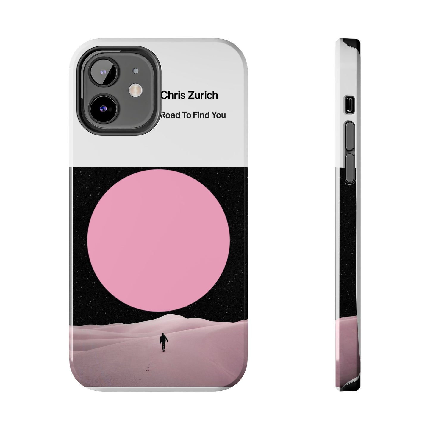 A Road To Find You Phone Case | Pink Moon Minimal Album Art