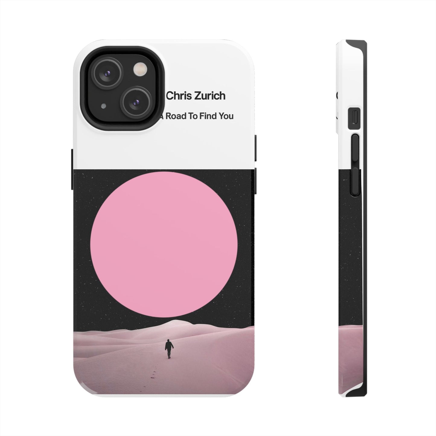 A Road To Find You Phone Case | Pink Moon Minimal Album Art