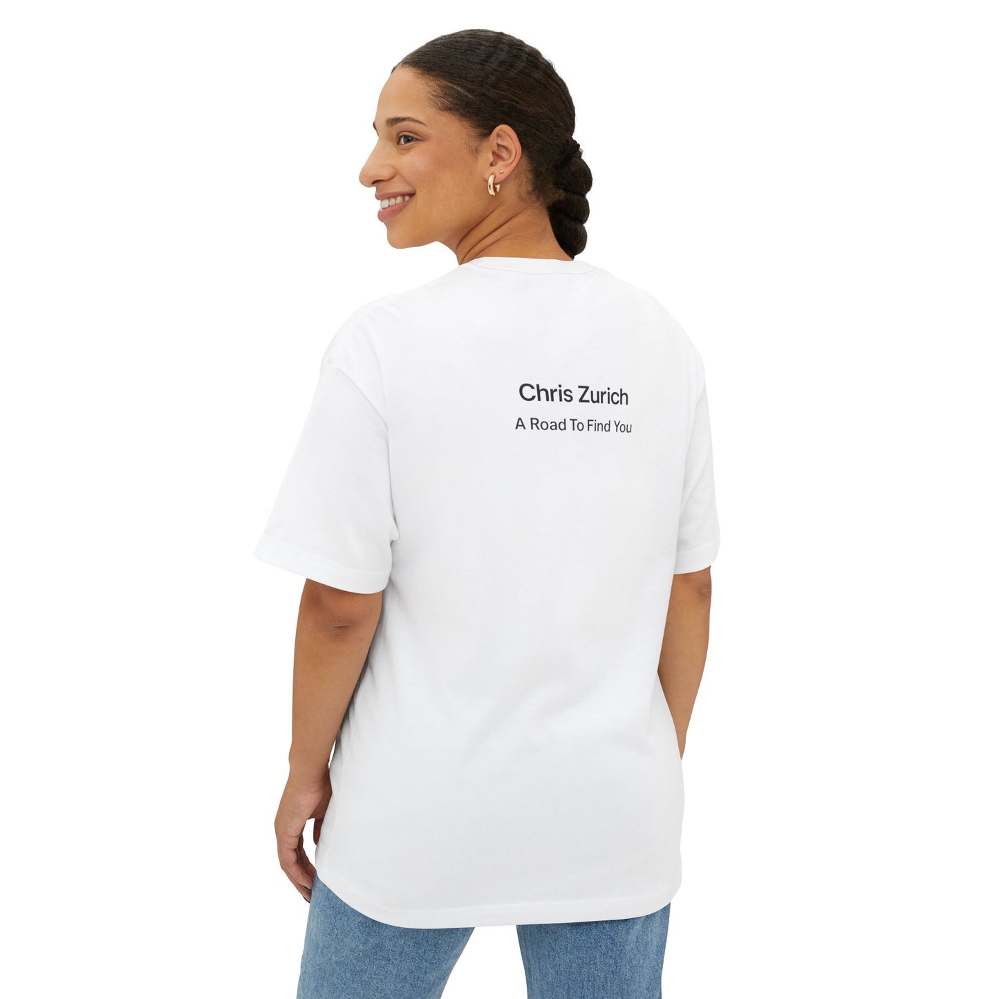 A Road To Find You - Unisex Oversized Boxy Tee