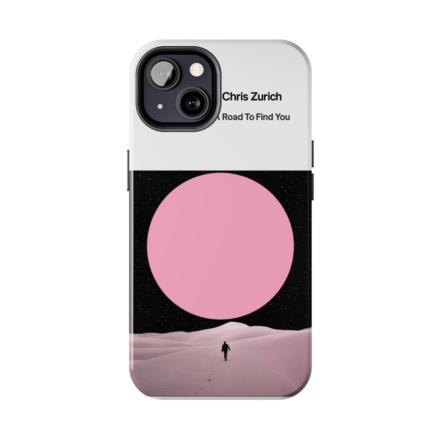 A Road To Find You Phone Case | Pink Moon Minimal Album Art