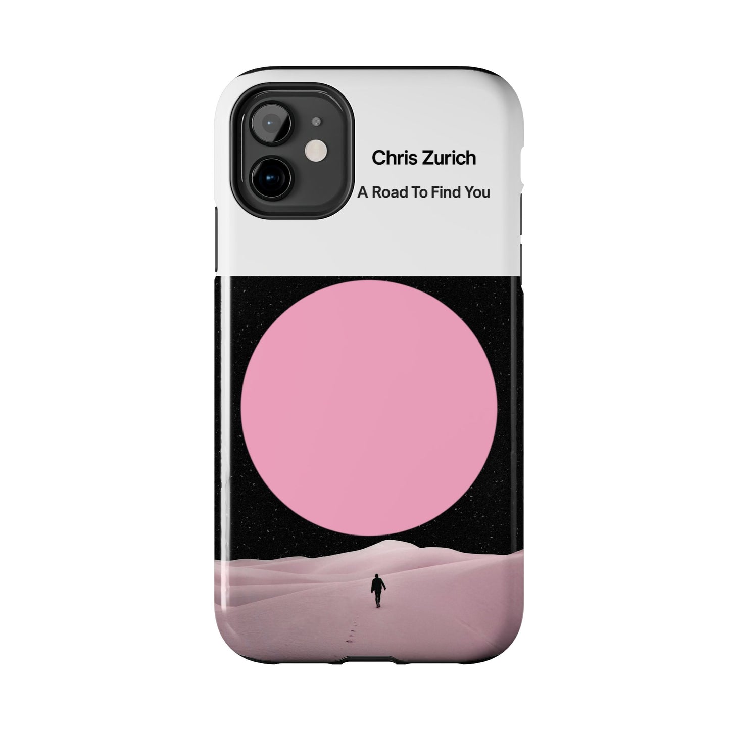 A Road To Find You Phone Case | Pink Moon Minimal Album Art
