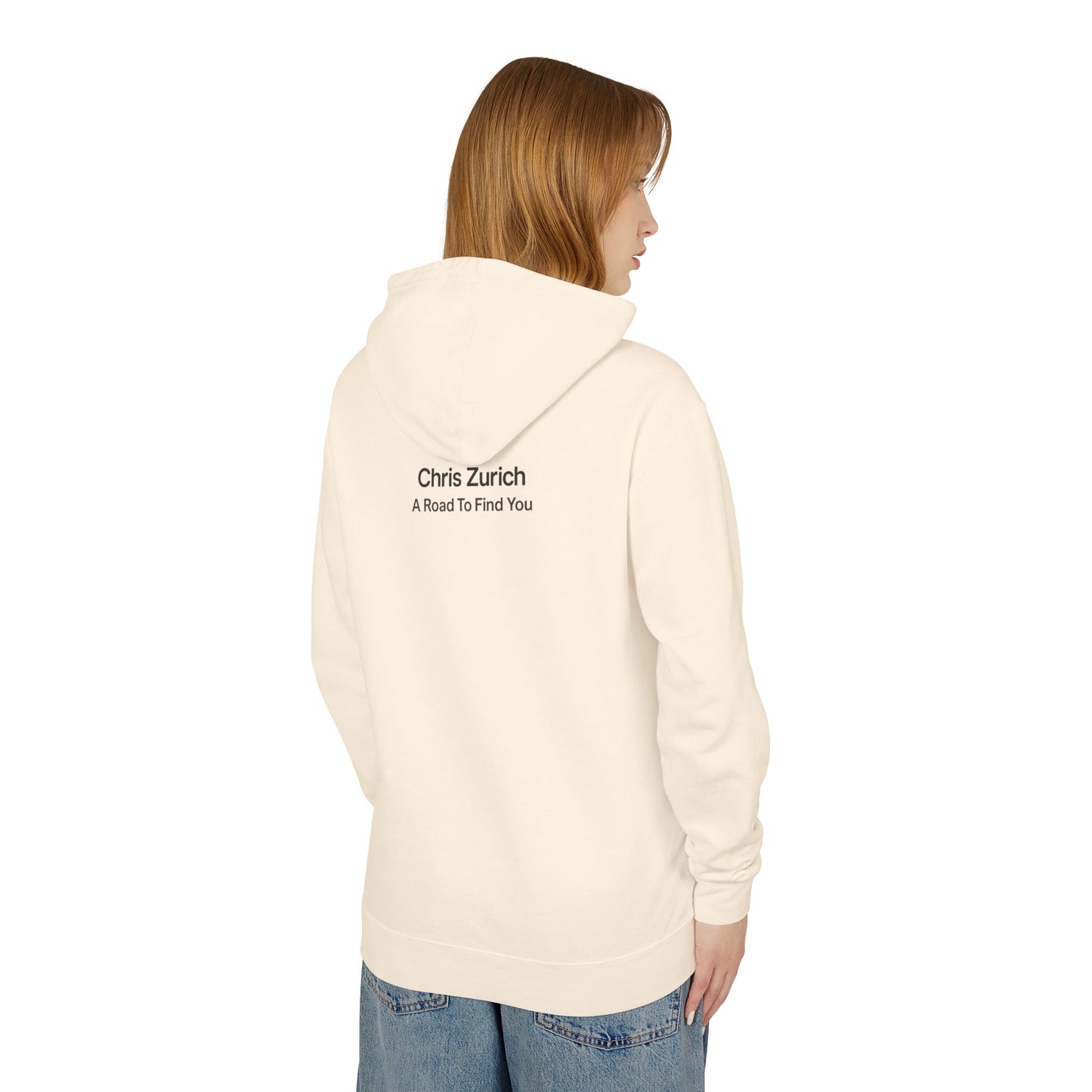 A Road To Find You - Unisex Lightweight Hooded Sweatshirt