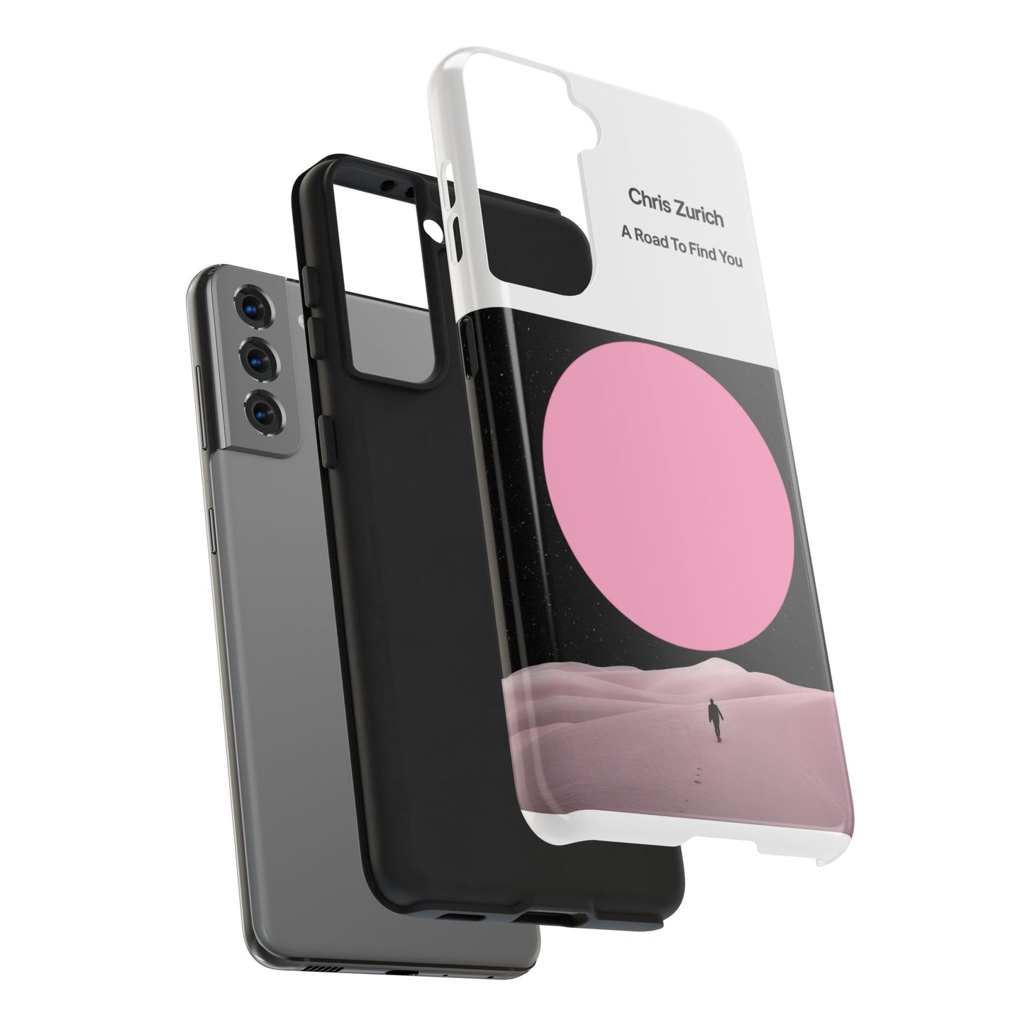 A Road To Find You Phone Case | Pink Moon Minimal Album Art