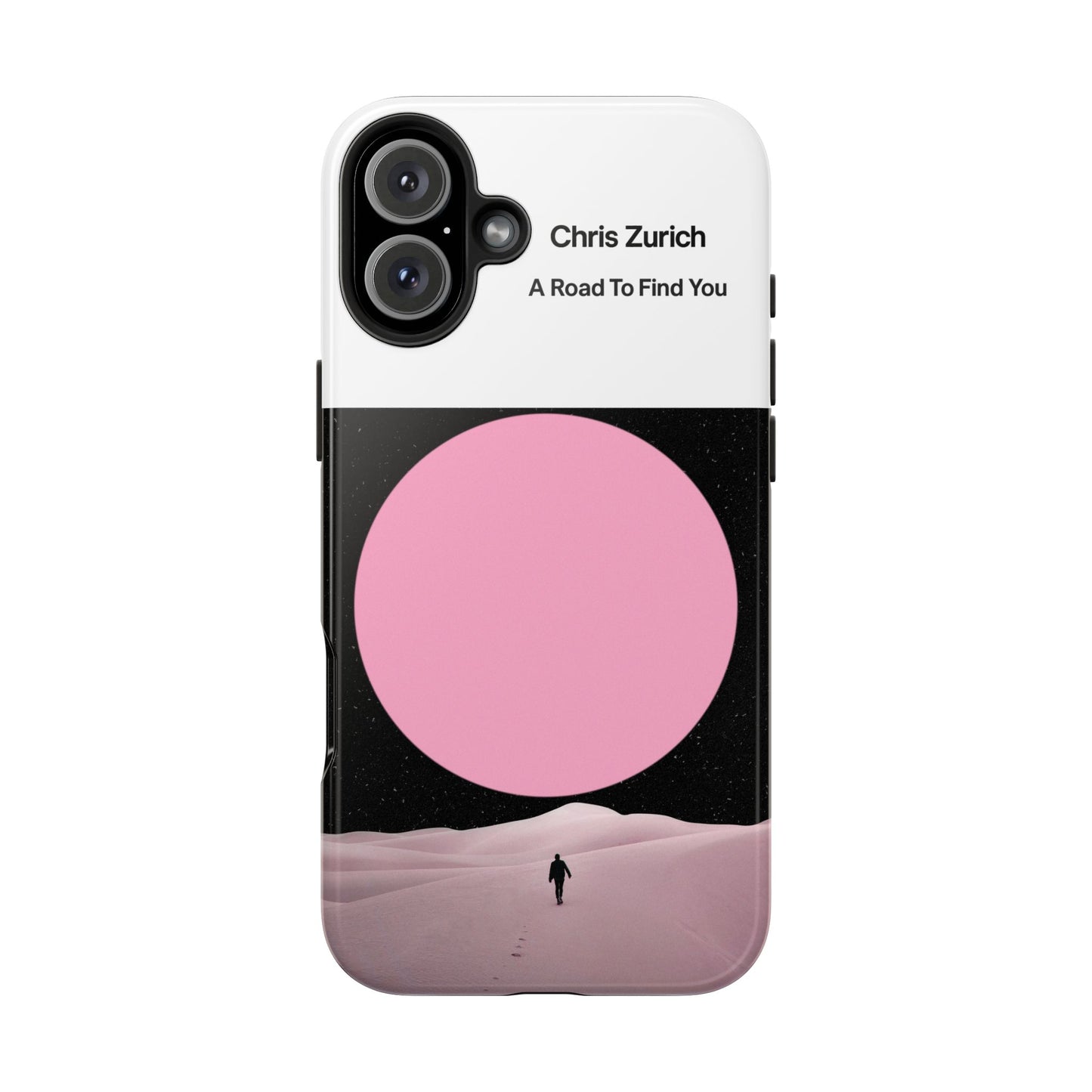 A Road To Find You Phone Case | Pink Moon Minimal Album Art