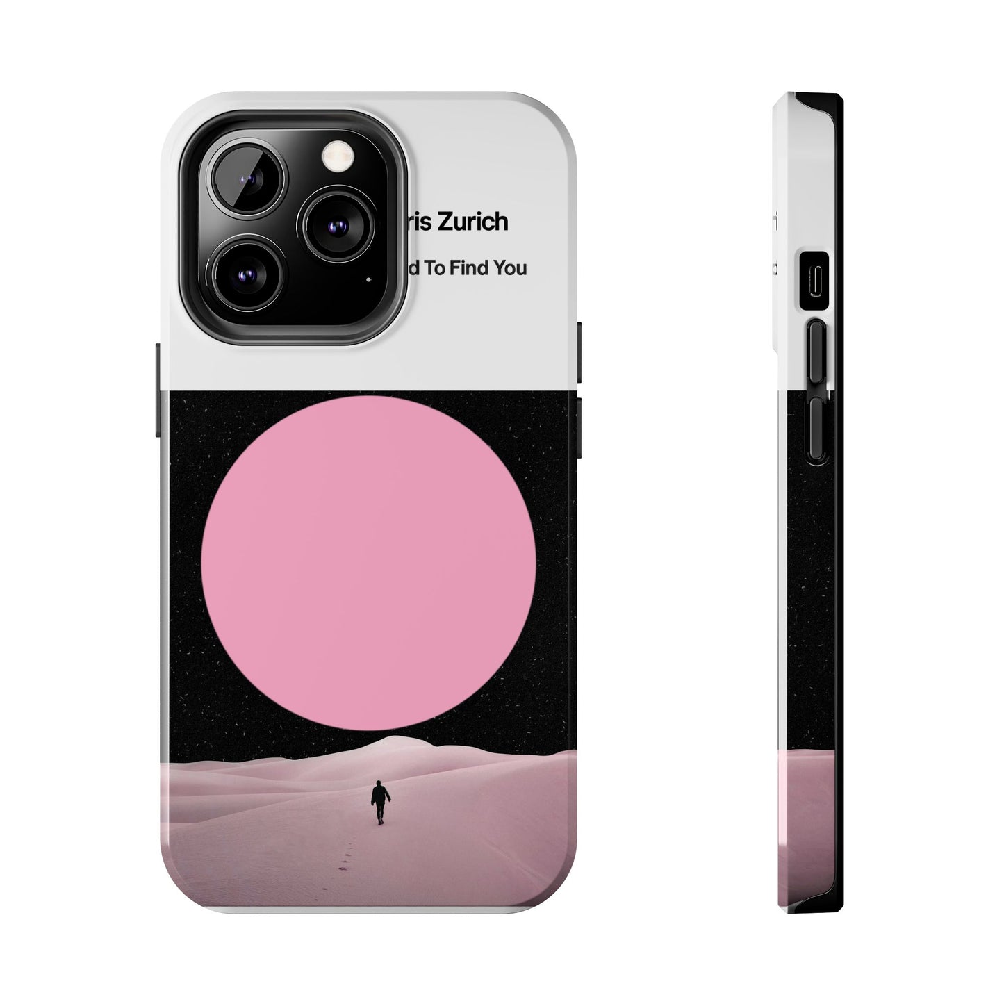 A Road To Find You Phone Case | Pink Moon Minimal Album Art