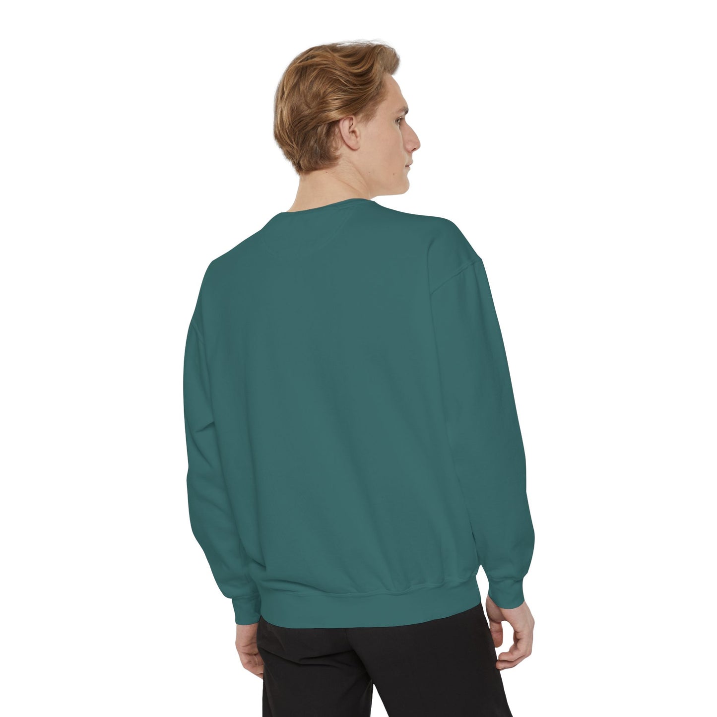 You and I - Chris Zurich graphic sweatshirt | illustrated heads connecting, camera motif