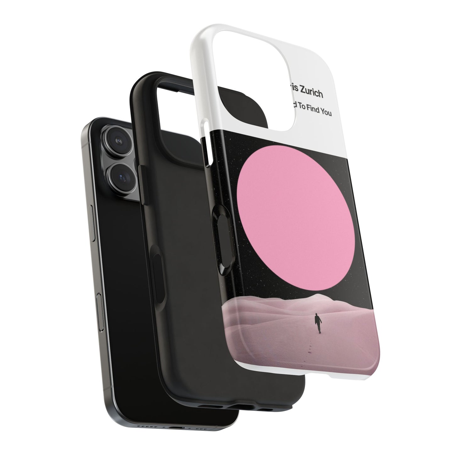 A Road To Find You Phone Case | Pink Moon Minimal Album Art