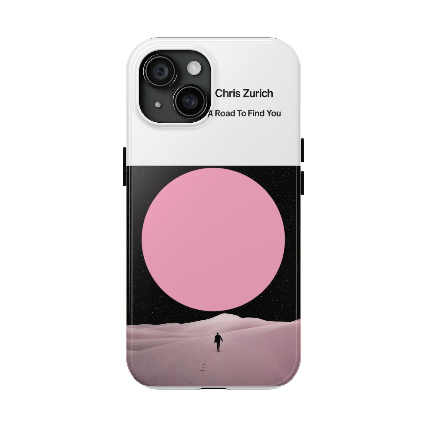 A Road To Find You Phone Case | Pink Moon Minimal Album Art