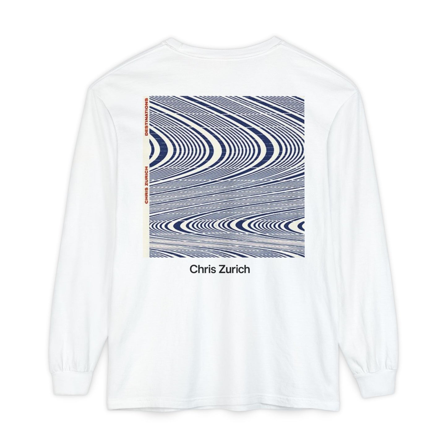 Destinations - Unisex Garment-dyed Long Sleeve T-Shirt