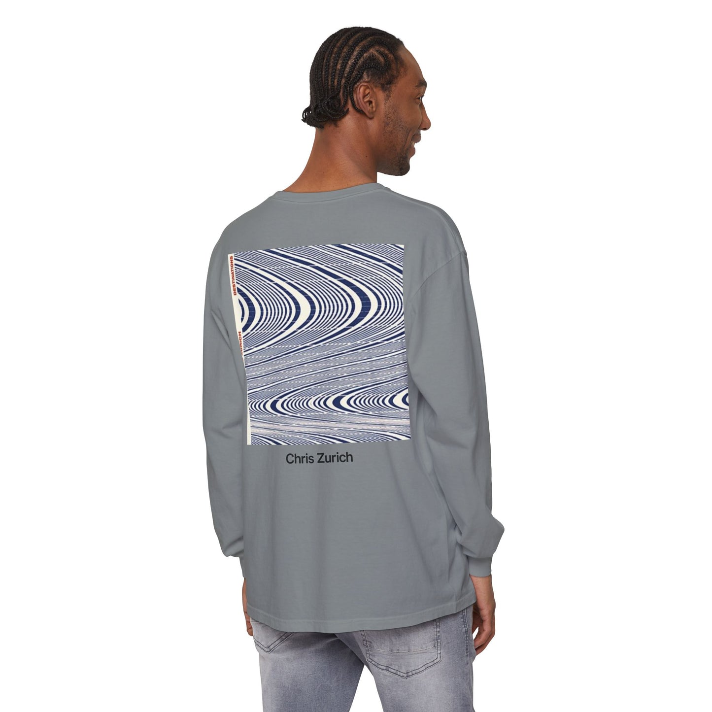 Destinations - Unisex Garment-dyed Long Sleeve T-Shirt