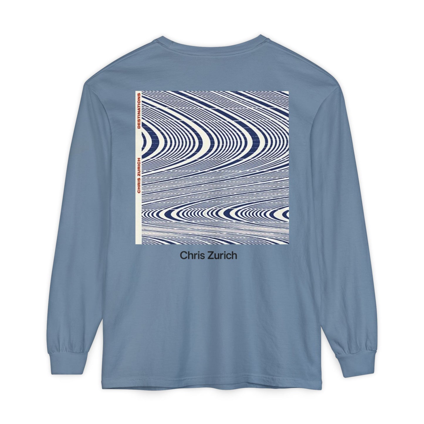 Destinations - Unisex Garment-dyed Long Sleeve T-Shirt