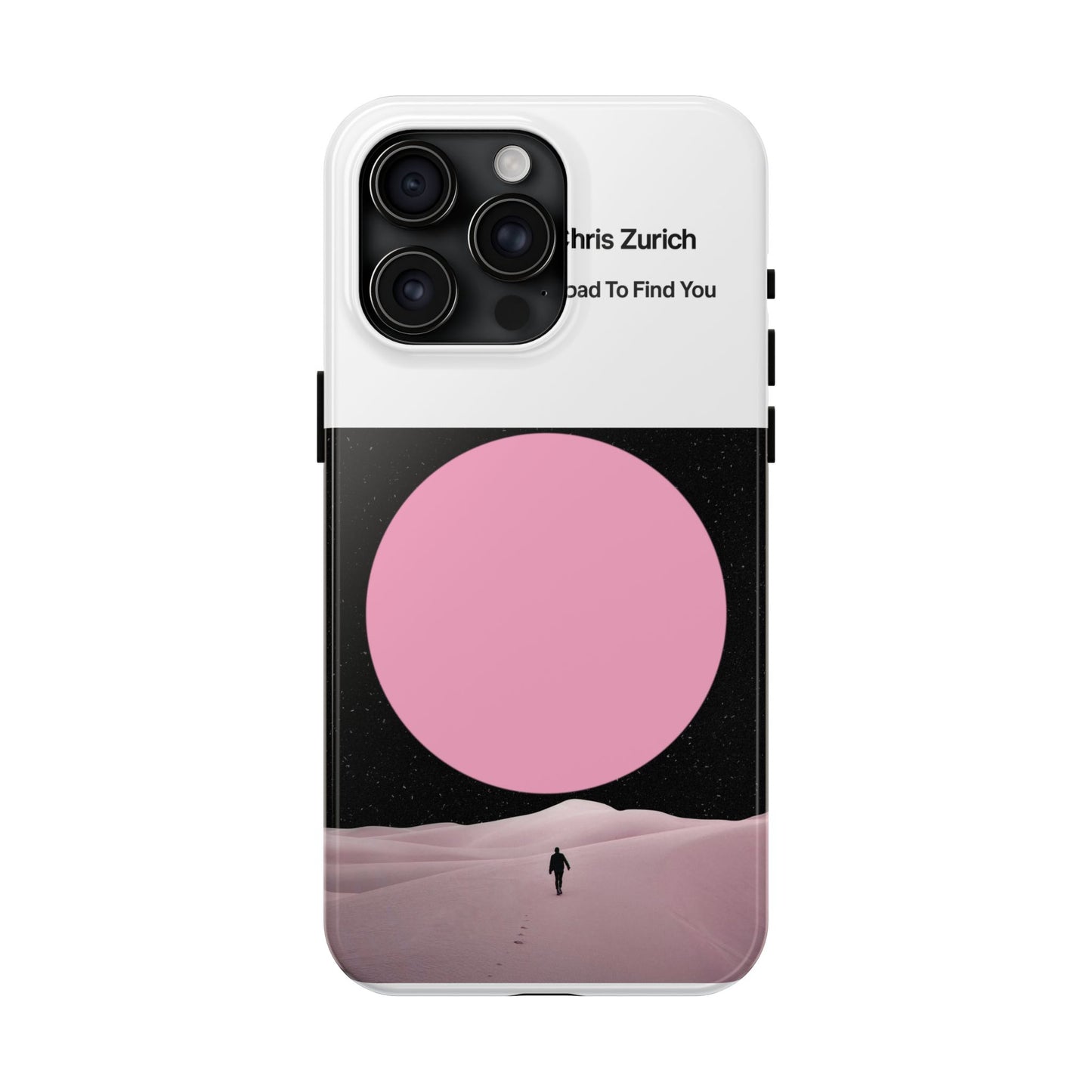 A Road To Find You Phone Case | Pink Moon Minimal Album Art
