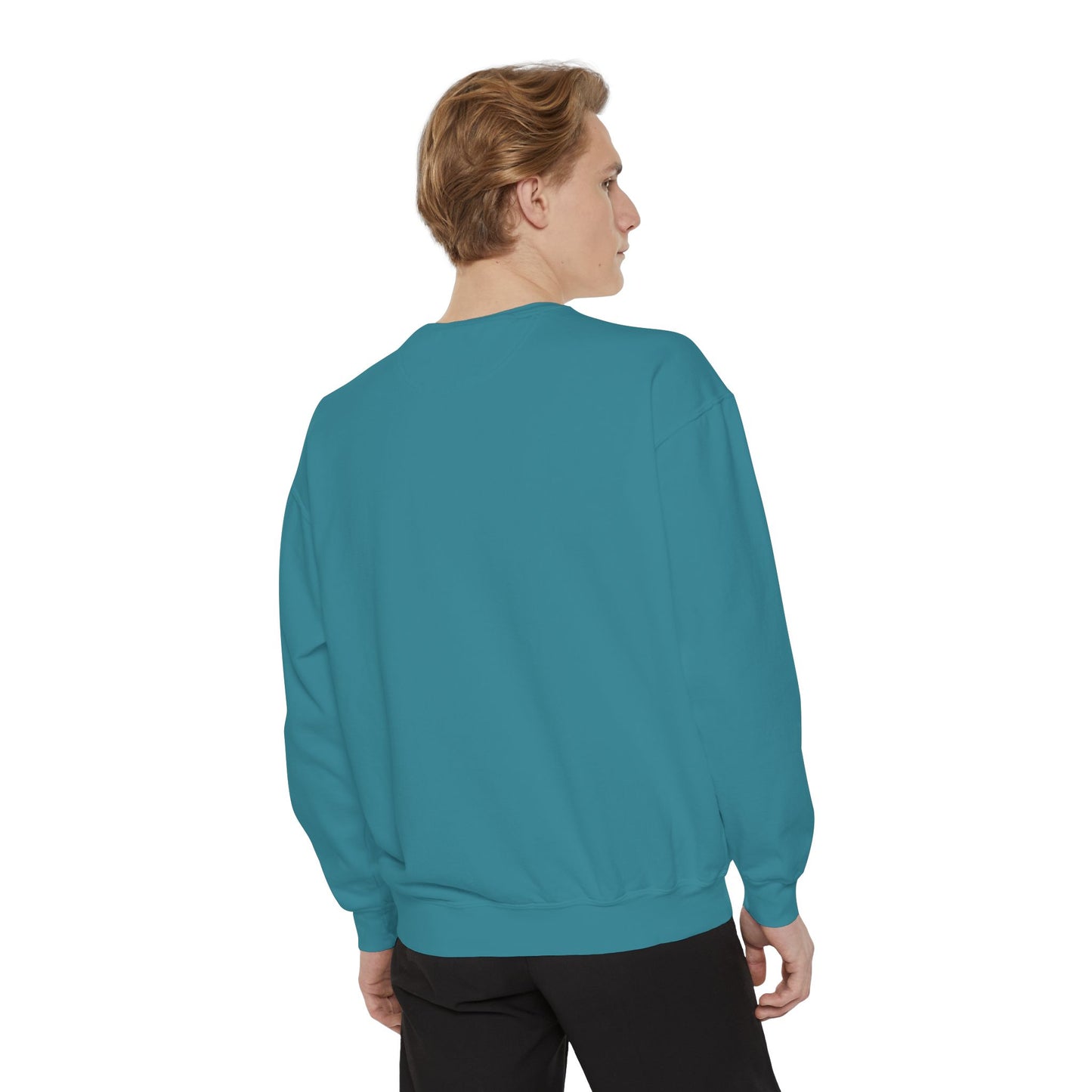 You and I - Chris Zurich graphic sweatshirt | illustrated heads connecting, camera motif