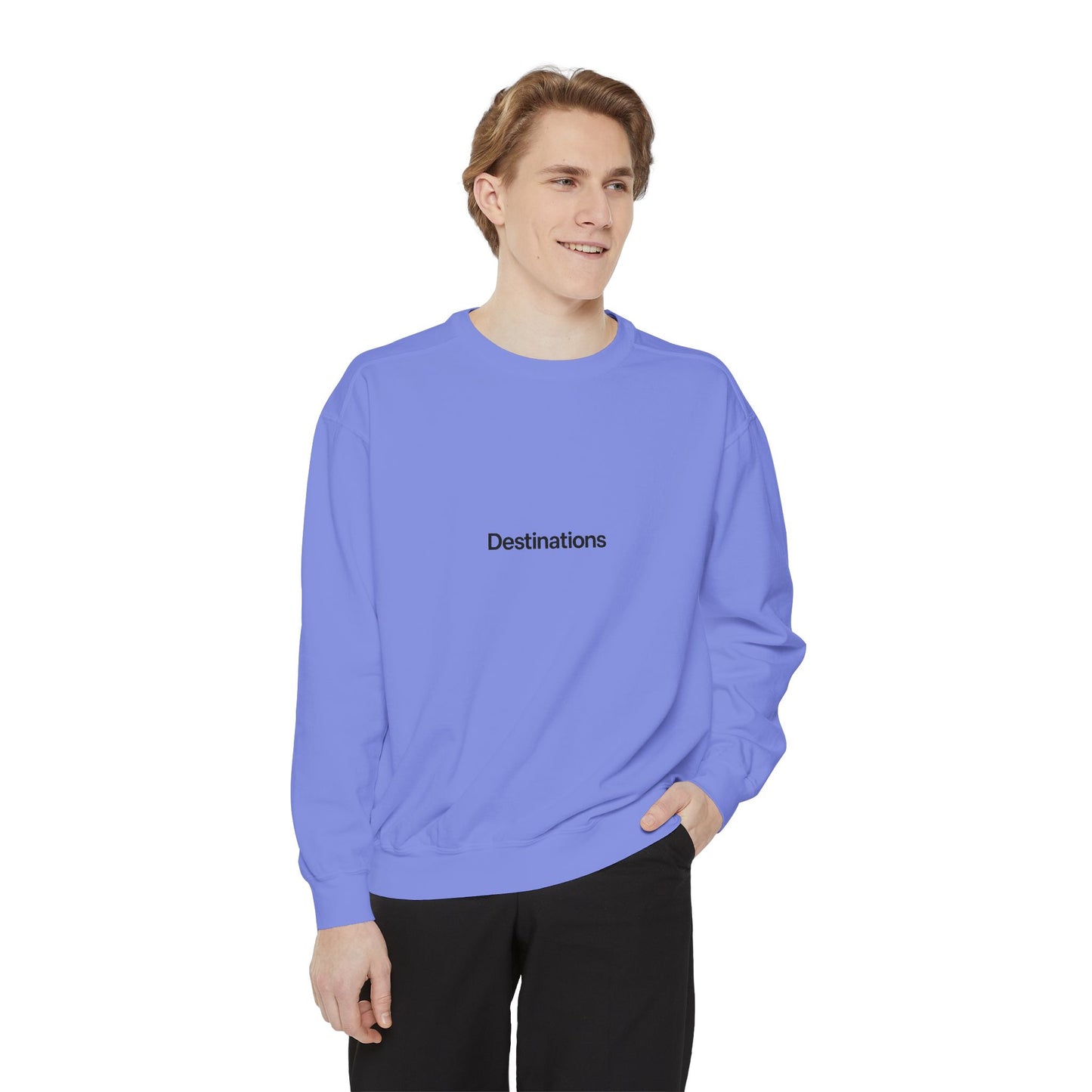 Destinations - Unisex Garment-Dyed Sweatshirt