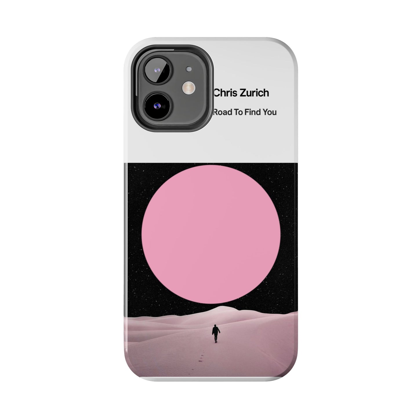 A Road To Find You Phone Case | Pink Moon Minimal Album Art